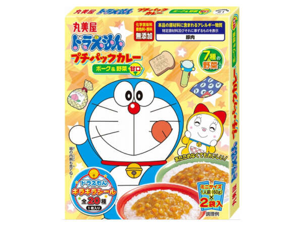 Marumiya Doraemon Instant Curry Pork Vegetables (Sweet) 145g