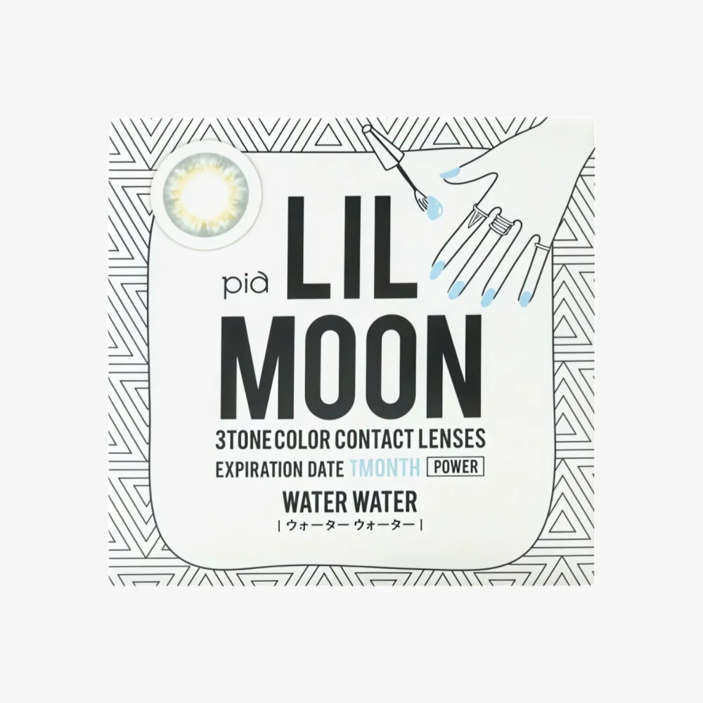 LIL MOON Monthly Contact Lens (Water Water) (1 Lens) -1.75
