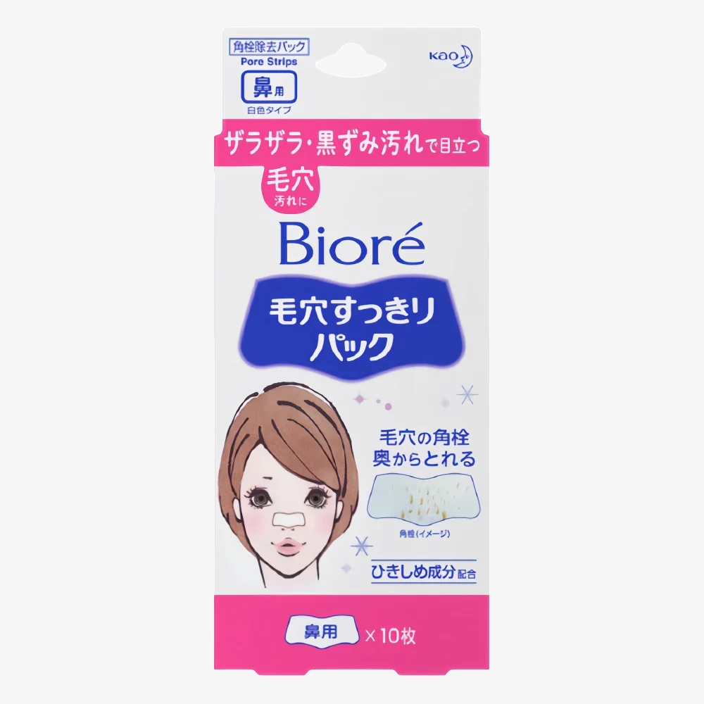 Kao Biore Pore Clean Pack White Type For Nose