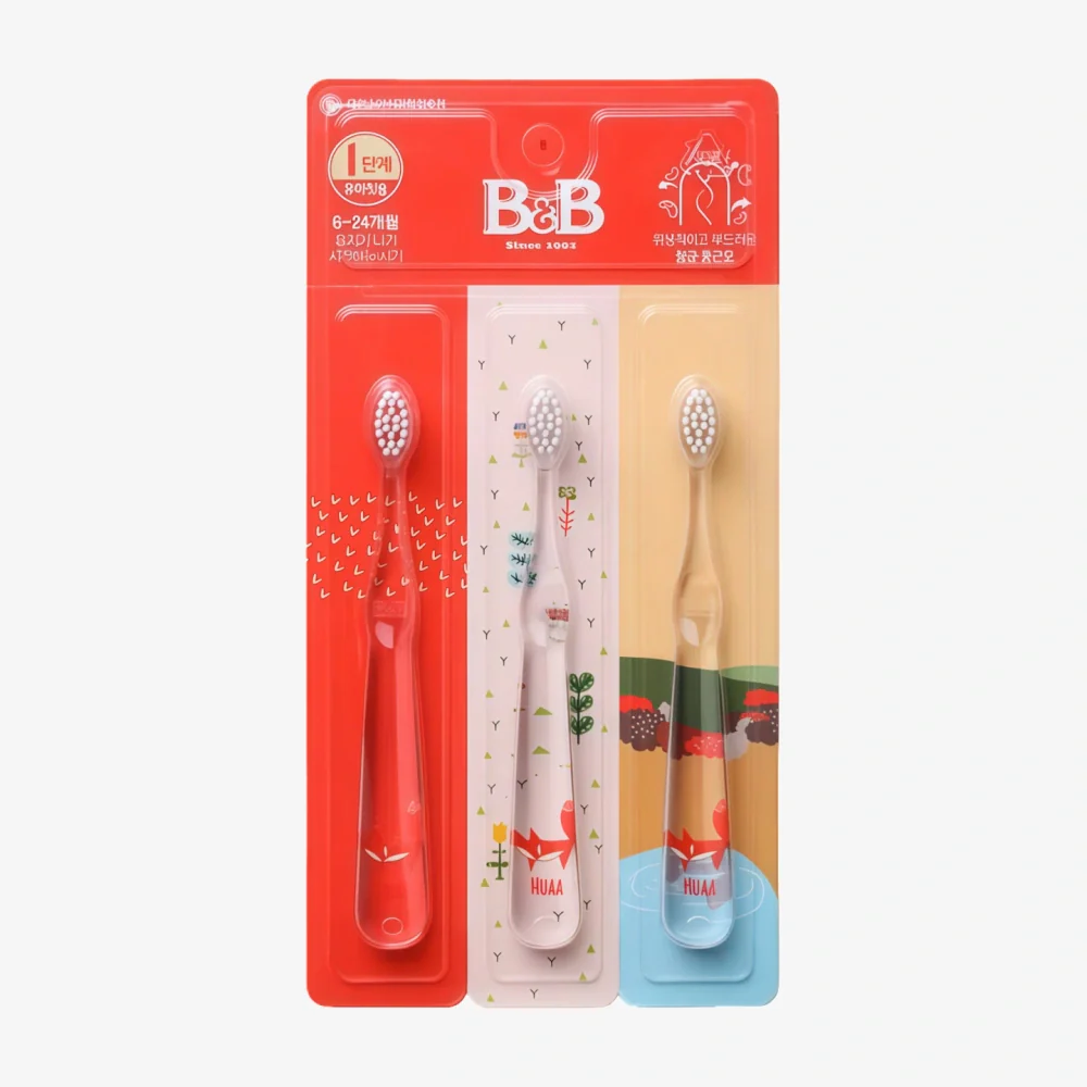 BNB ## Step 1 Toothbrush for Toddler (3pcs)