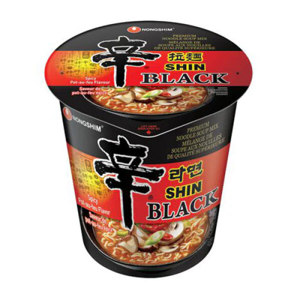 Nongshim Shin Black Spicy Premium Noodle Soup Mix 101g