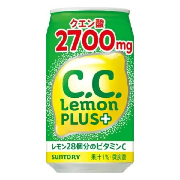 SUNTORY C.C. Lemon Plus Soft Drink 350ml