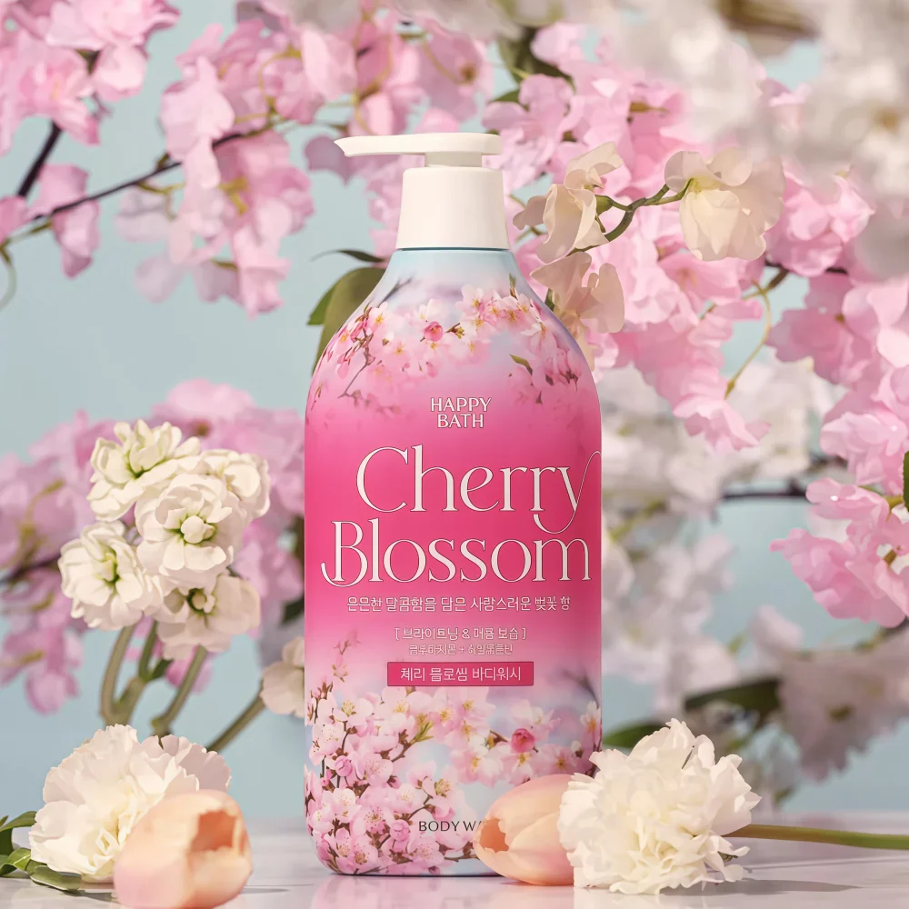 HAPPY BATH Body Wash Cherry Blossom 900g