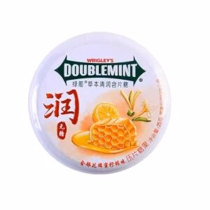 WRIGLEY'S Crunchy Mint Gummi (Honeysuckle Honey Lemon Flavor) 25g