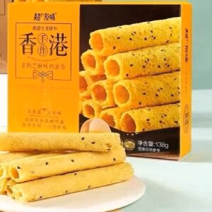 CHAOYOUWEI HongKong Handmade Egg Roll Seasame Flavor 138g