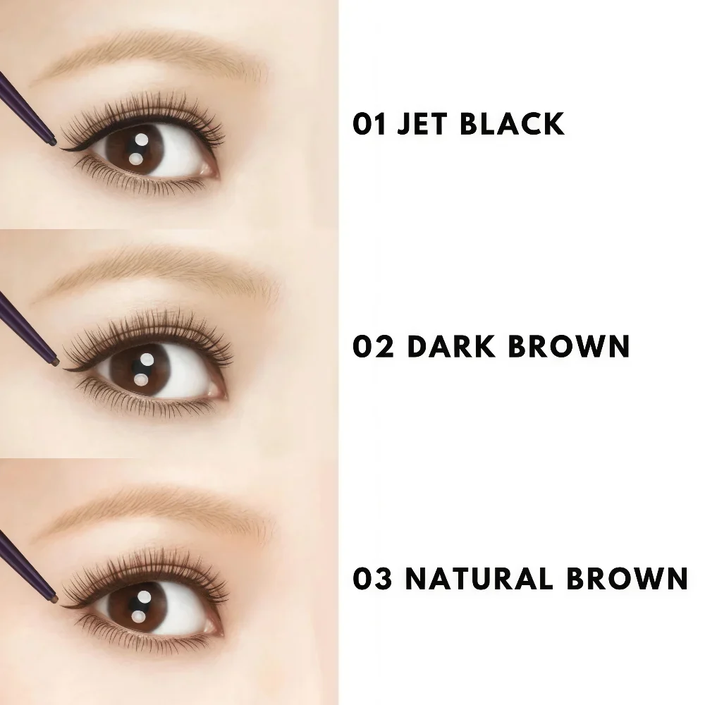 KISS ME Heroine Make Long Stay Sharp Gel Eyeliner 02 Dark Brown