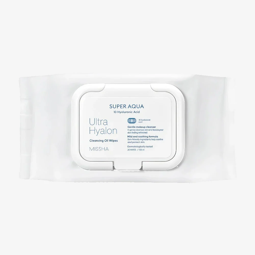 MISSHA Super Aqua Ultra Hyalron Cleansing Oil Wipes 30 sheets
