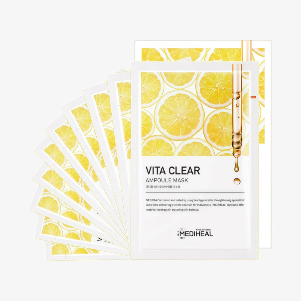MEDIHEAL Vita Clearing Ampoule Mask 10pcs