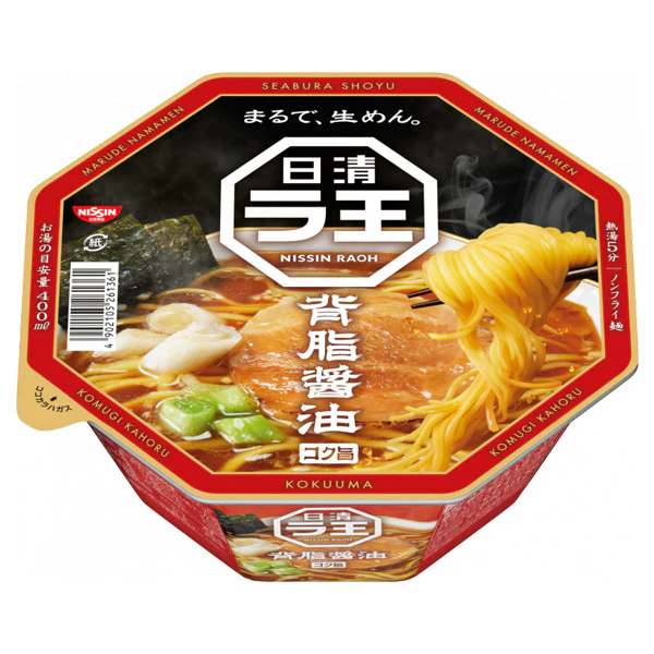 Nissin Raoh Instant Noodle (Rich Soy Sauce Flavor) 118g