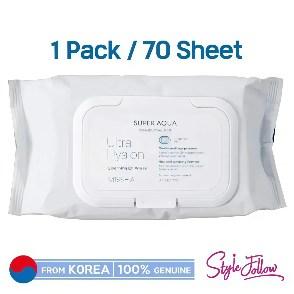 MISSHA Super Aqua Ultra Hyalron Cleansing Oil Wipes 30 sheets