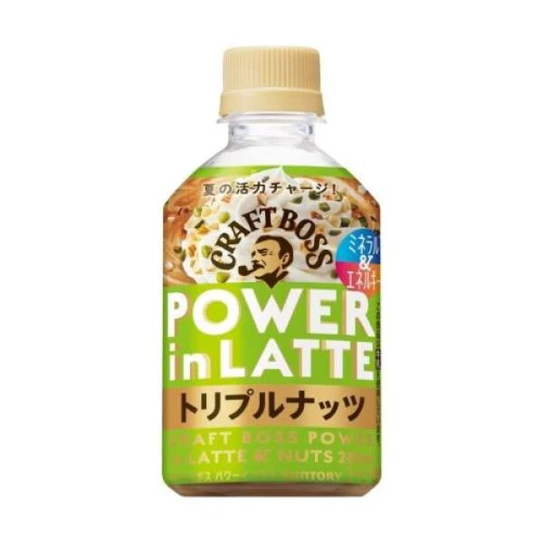 Suntory Craft Boss Power-in Latte Triple Nuts Flavor 280g