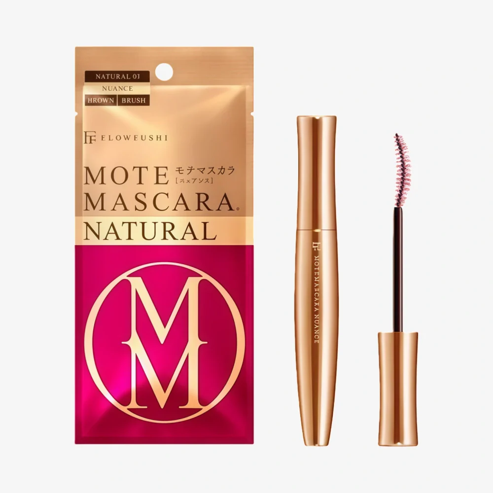 FLOWFUSHI Mascara Mote Naturel 03 Nuance Brown Brush