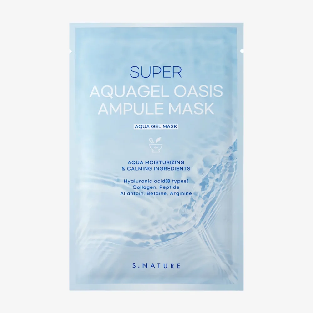 S NATURE Super Aquagel Oasis Ampule Mask (1 pc