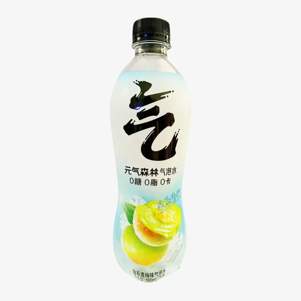 GENKI FOREST Sparkling Water Salted Green Plum Flavor 480ml