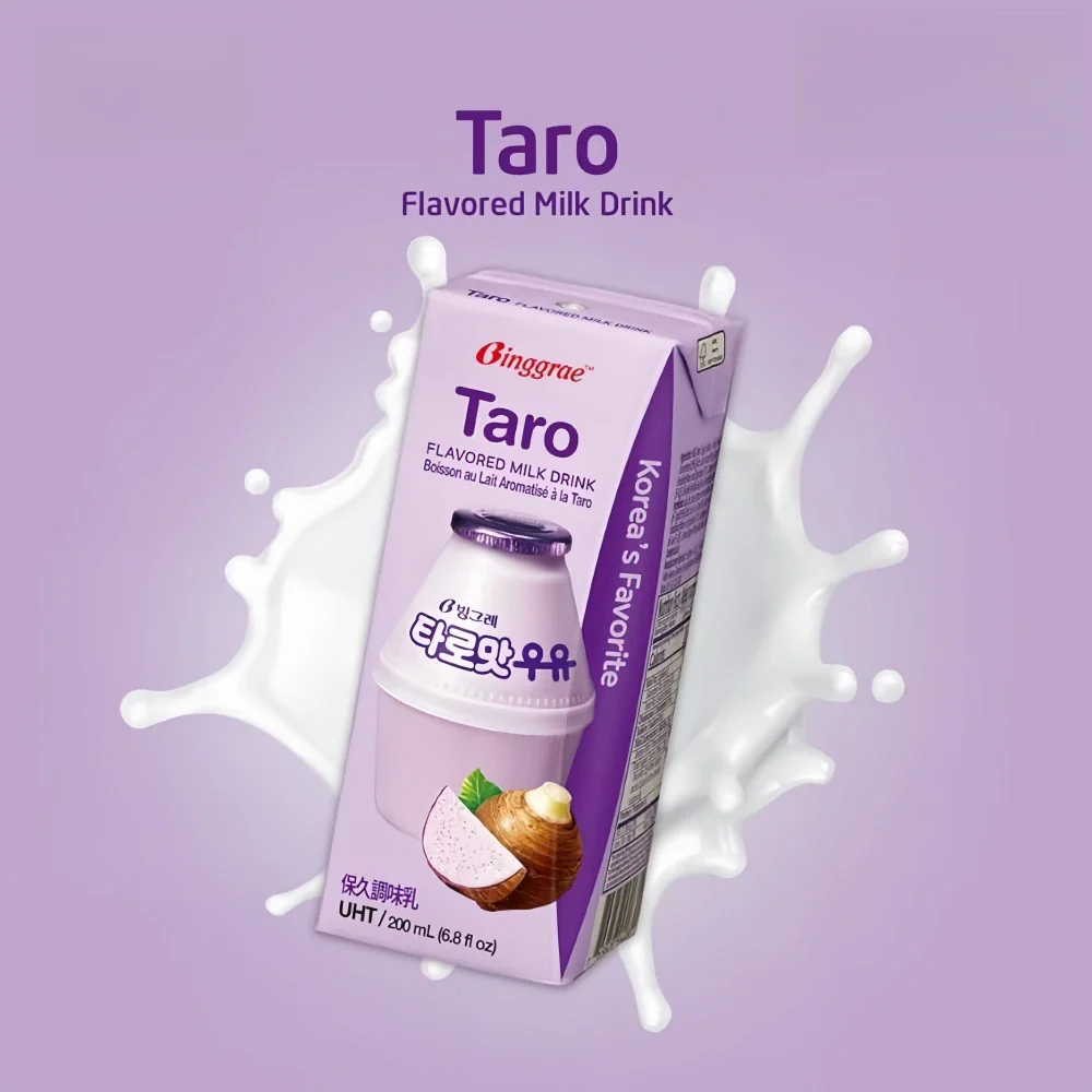 BINGGRAE Taro Milk*6