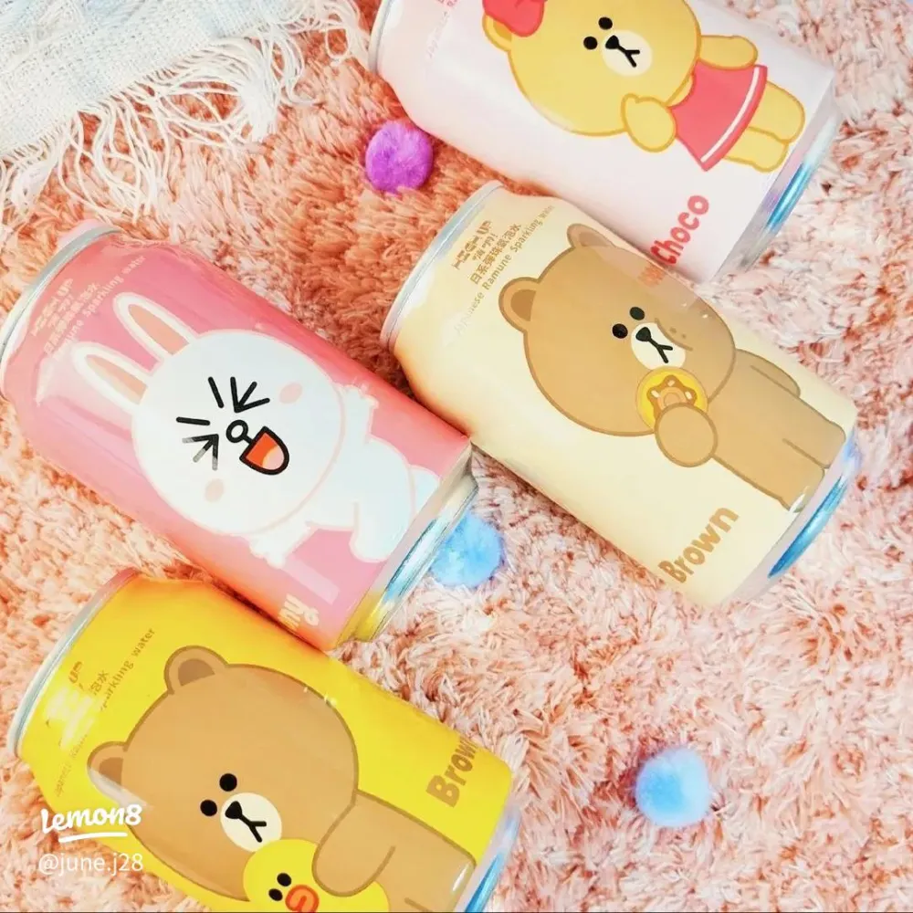 HIGH UP Ramune Sparkling Water LINE Collection 330ml