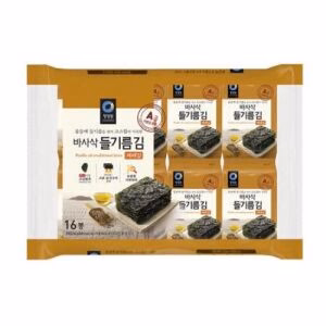 DAESANG, Chung Jung One Roasted Seasoned Laver with Perilla Oil 12p