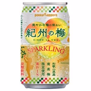 POKKASAPPORA Plum Sparkling Drink 350ml