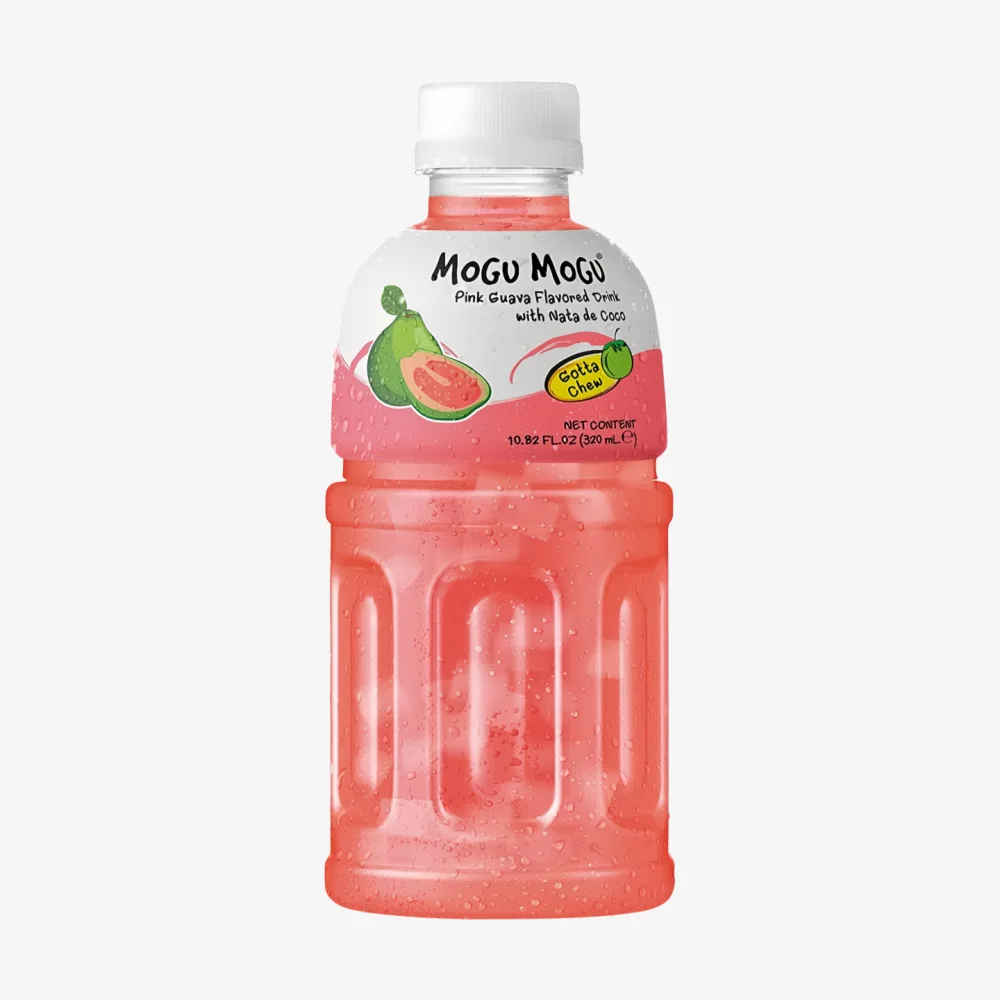 MOGU MOGU Nata de Coco Pink Guava Flavor Drink 320ml