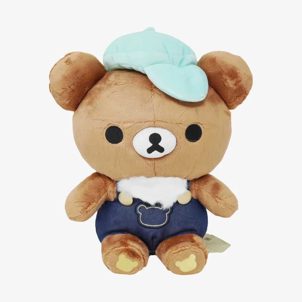 RILAKKUMA Chairokoguma In Overalls Plush M