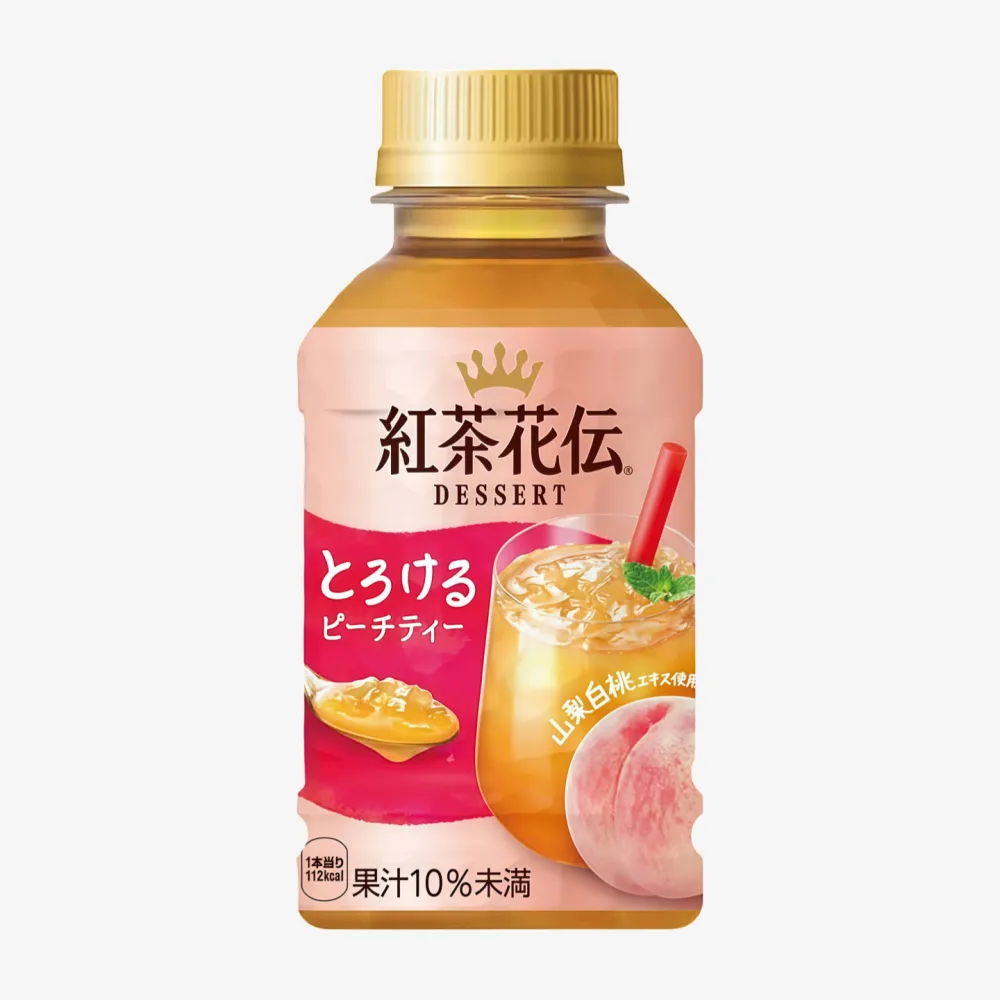 COCA-COLA Tea Kaden Dessert Melting Peach Tea 280ml