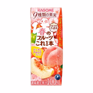 KAGOME Fruit And Vegetable Juice Peach Mixed Juice 200ml