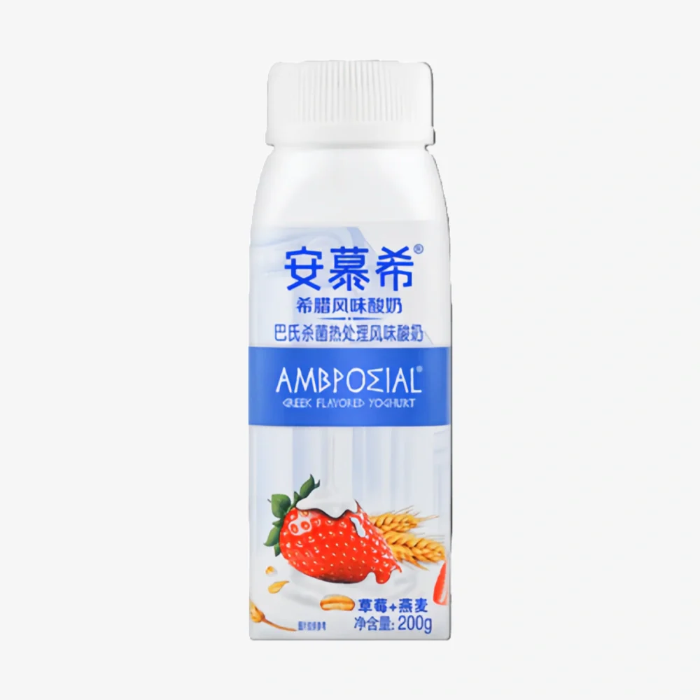 AMBPOEIAL Greek Yogurt (Strawberry & Oat Flavor )  200ml