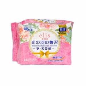 ELLEAIR -- Elis Sakura Super Ultra Thin Sanitary Pads 25cm 12p