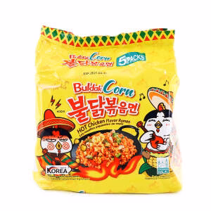 SAMYANG Buldak Corn Hot Chicken Flavor Noodles