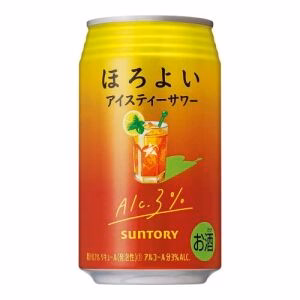 SUNTORY Carbonated Ice Tea Flavor  (3% Alc) 350ml