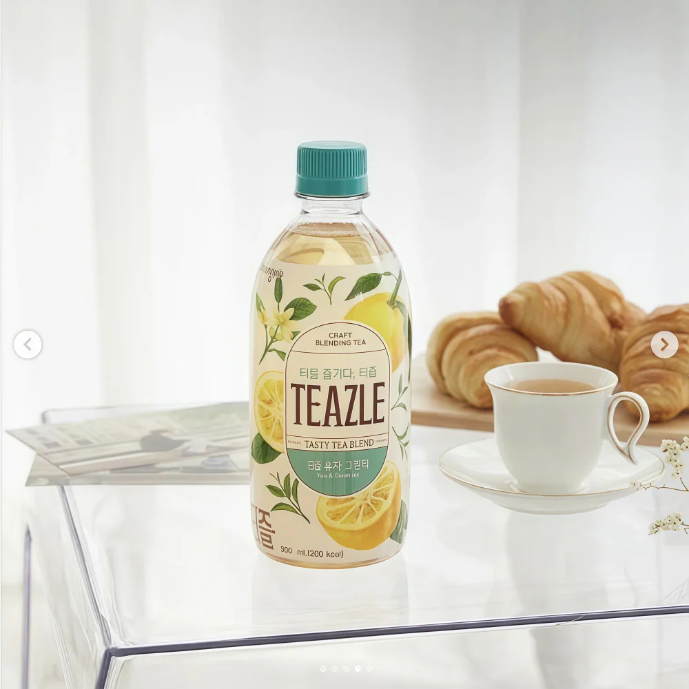 WOONGJIN Teazle Citron Green Tea 500ml