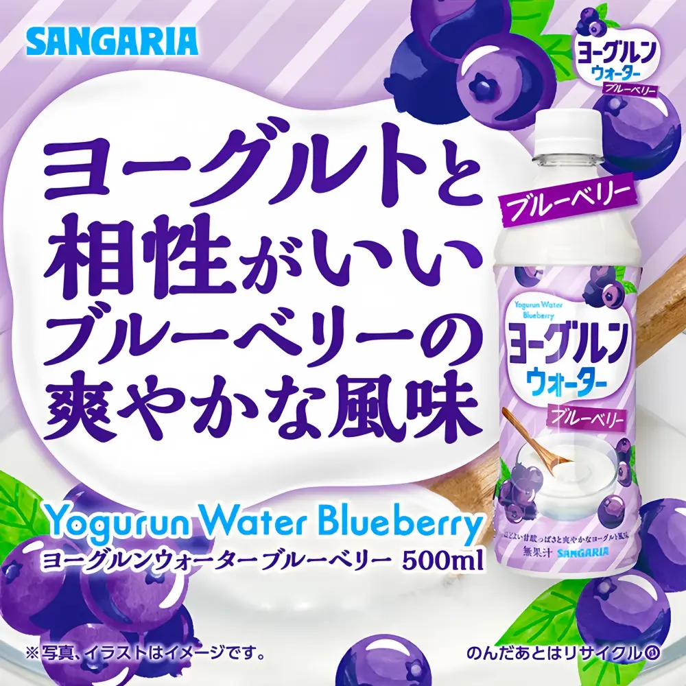 SANGARIA Blueberry Milky Drink 500ml