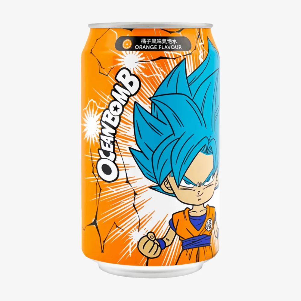 OCEAN BOMB Dragonball Sparkling Water (Orange Flavor) 330ml