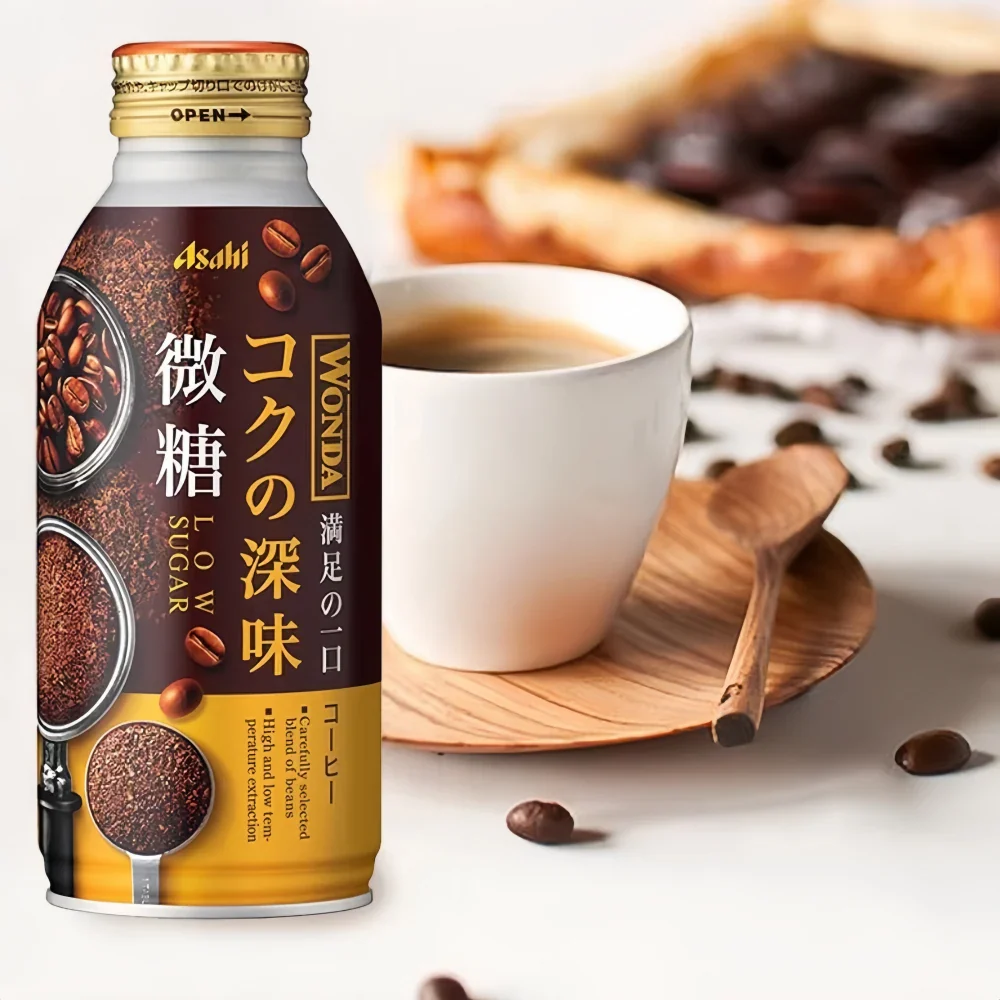 ASAHI Kiwami Wonda Coffee Less Sugar 370g