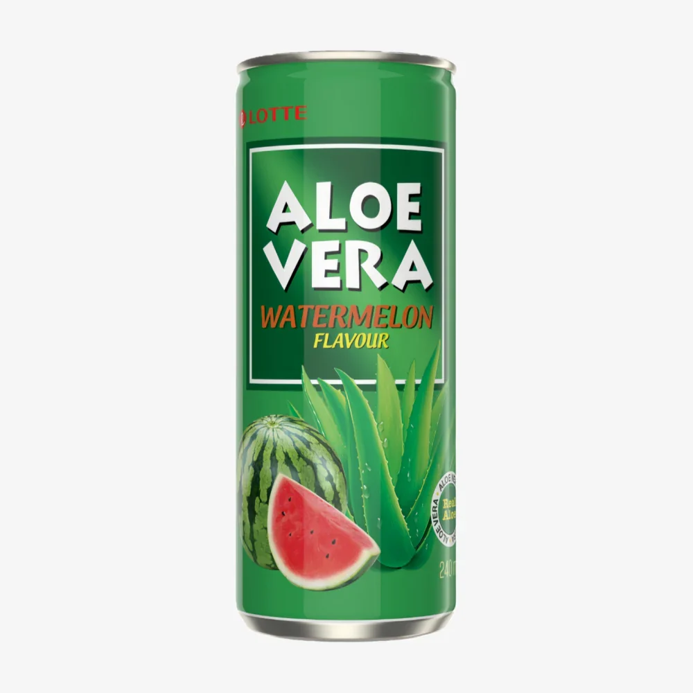 LOTTE-Aloe Vera Drink (Watermelon) 240ml