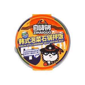 ZIHAIGUO Self-Heating Rice-Korean Kimchi Bibimbap