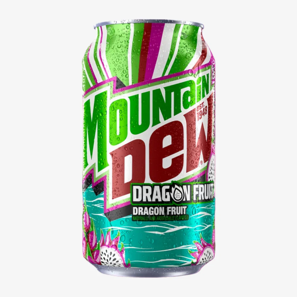 MOUNTAIN DEW Freedom Fusion Soda(Dragon Fruit Flavor) 355ml
