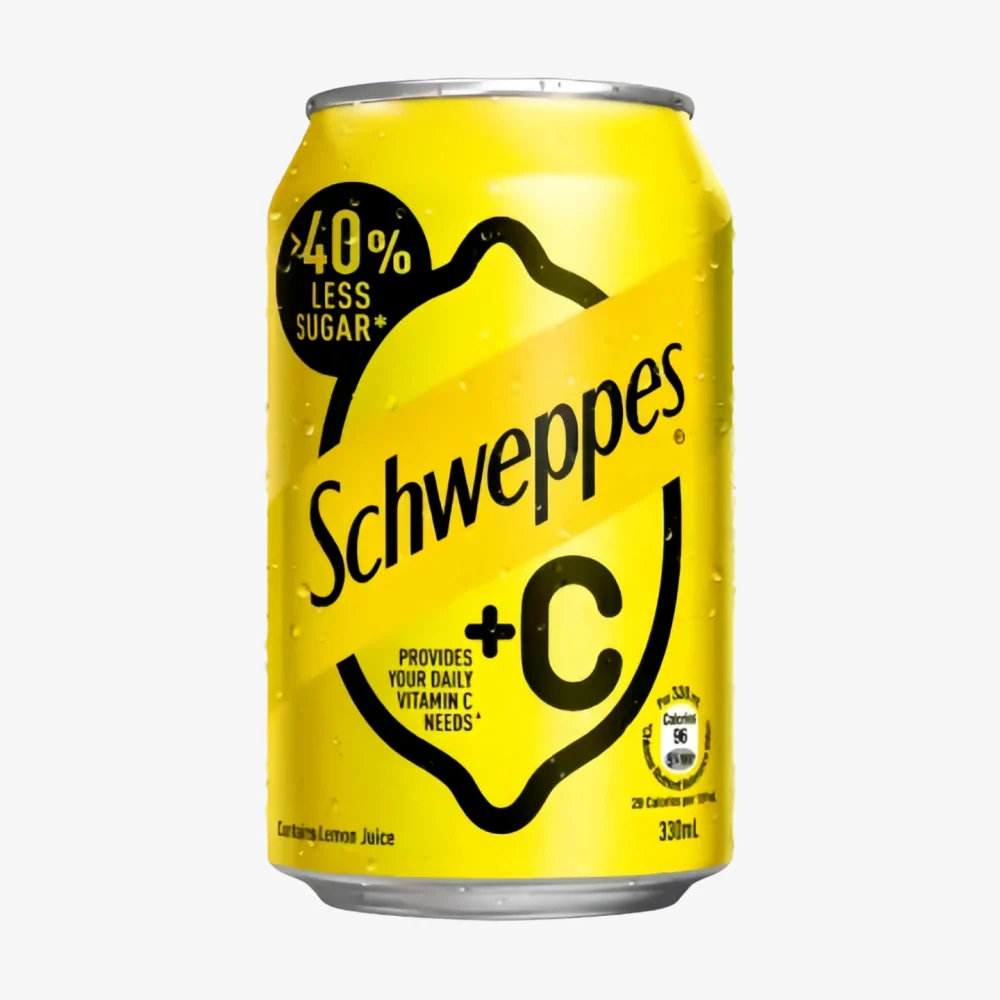 SCHWEPPES +C Lemon Soda 330ml