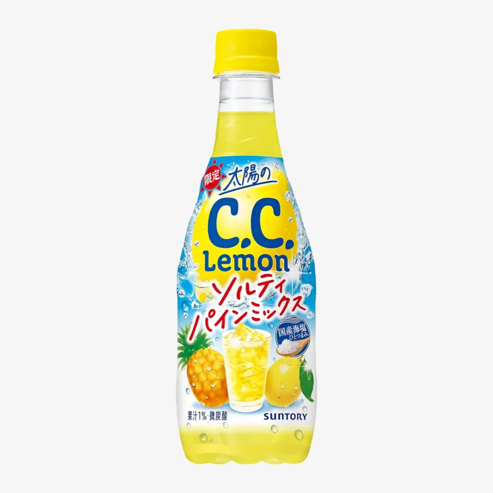 SUNTORY C.C. Lemon Pineapple Soft Drink 420ml