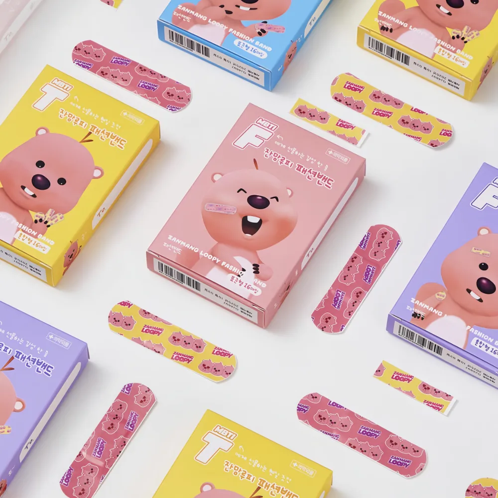 ZANMANG LOOPY Fashion Bandages Pink 16pcs