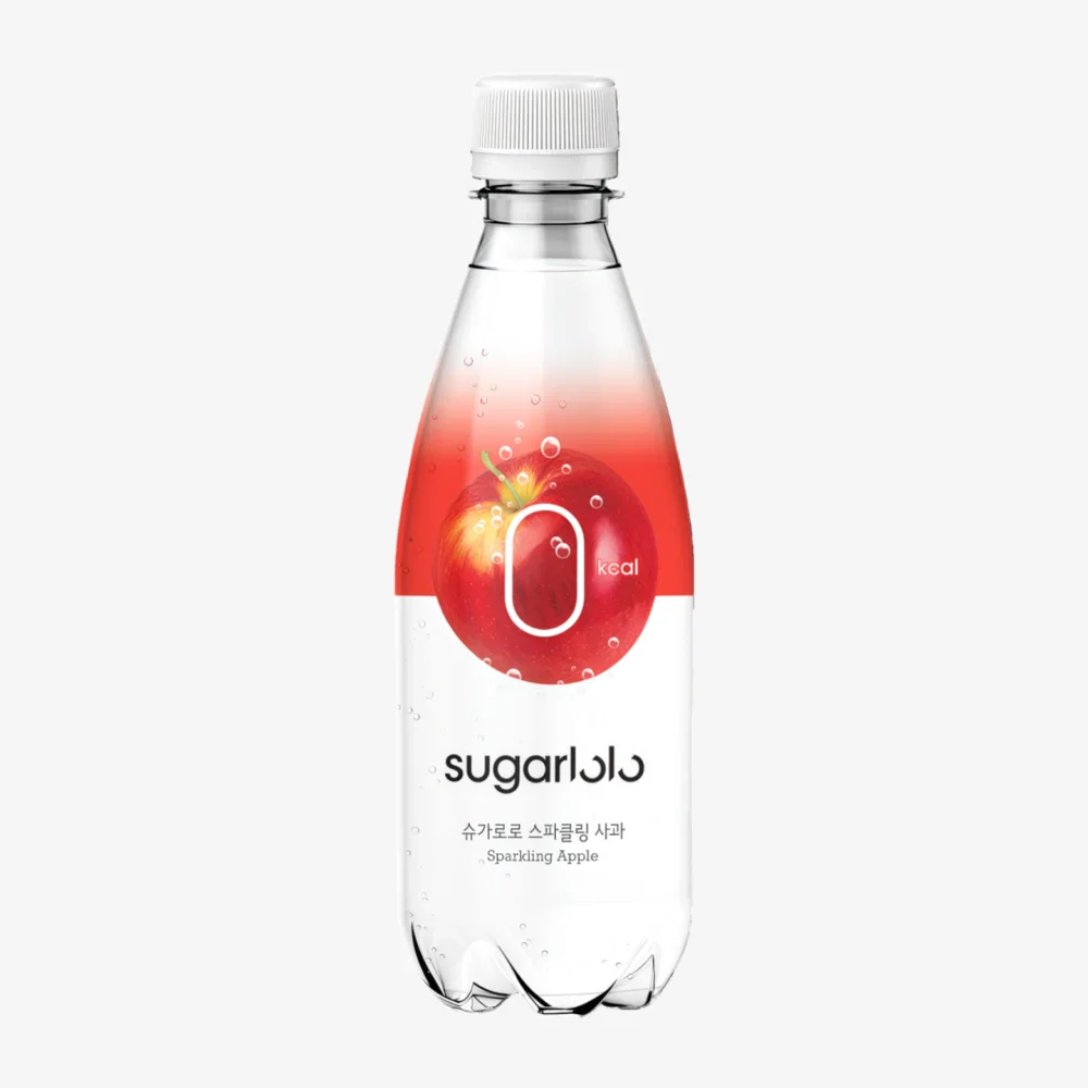 SUGARLOLO 0 kcal Sparkling Water (Apple Flavor) 350ml