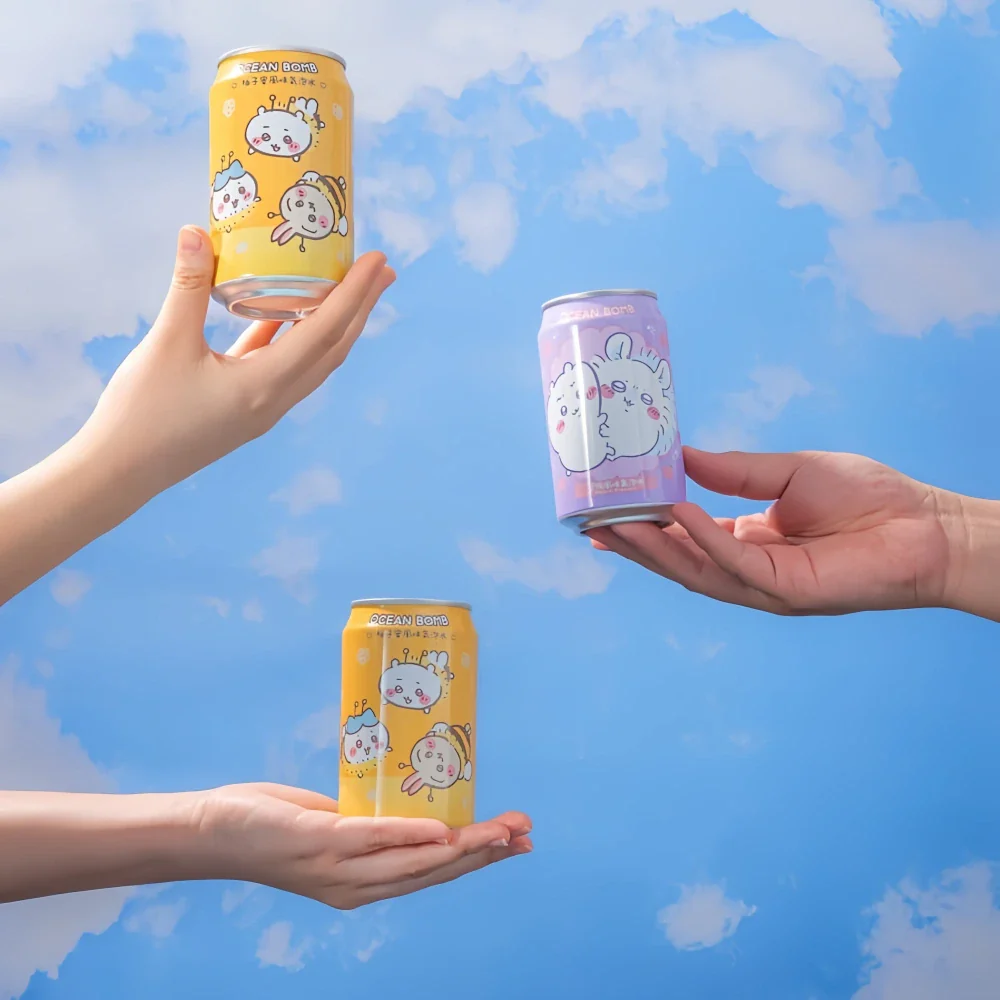 OCEAN BOMB Honey Pomelo Flavor Sparking Water 330ml