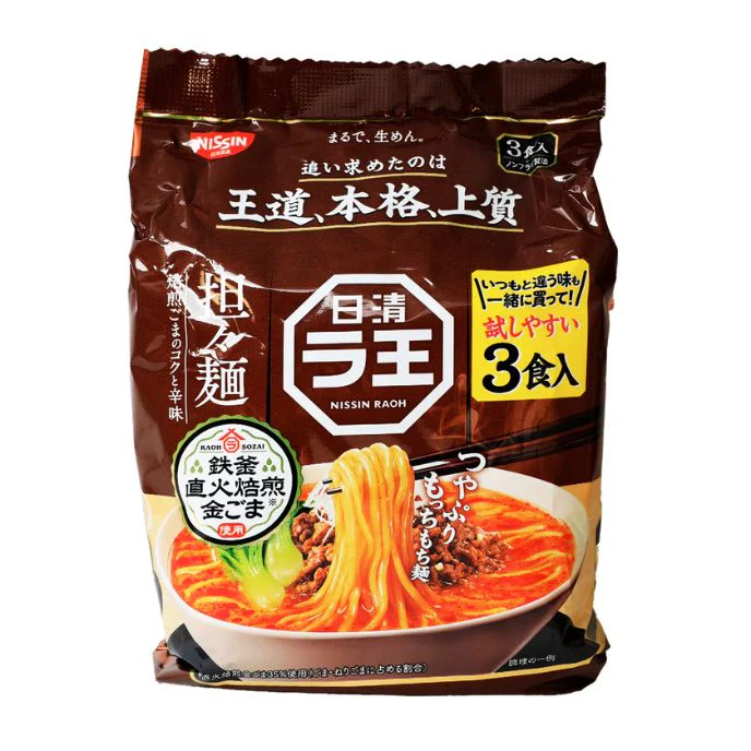 Nissin Raoh Noodles 3pcs (Dandan)