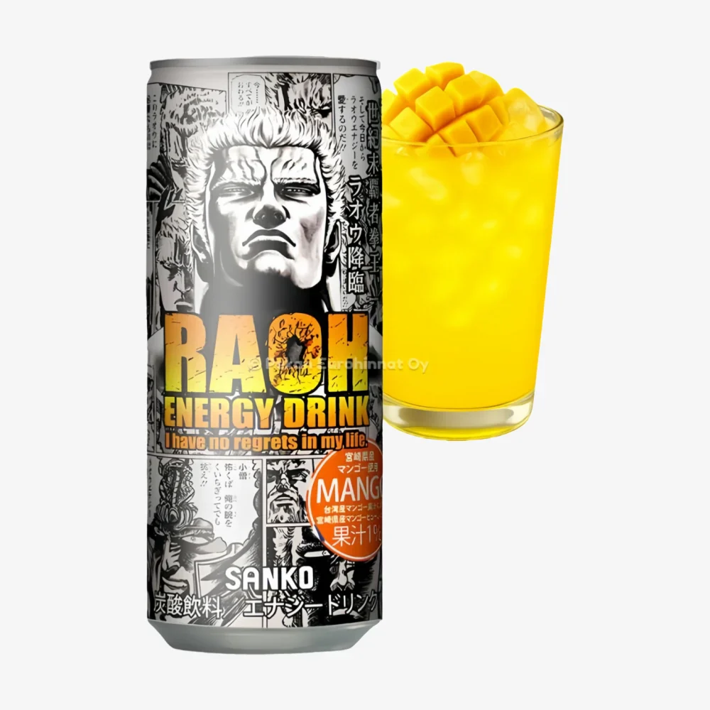 SANKO Raou Energy Drink (Miyazaki Mango Flavor) 250ml