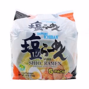 Sapporo Ichiban Instant Ramen 5 Pack (Shio Flavor) 496g