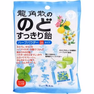 Ryukakusan Throat Mint Candy (Bag) 80g