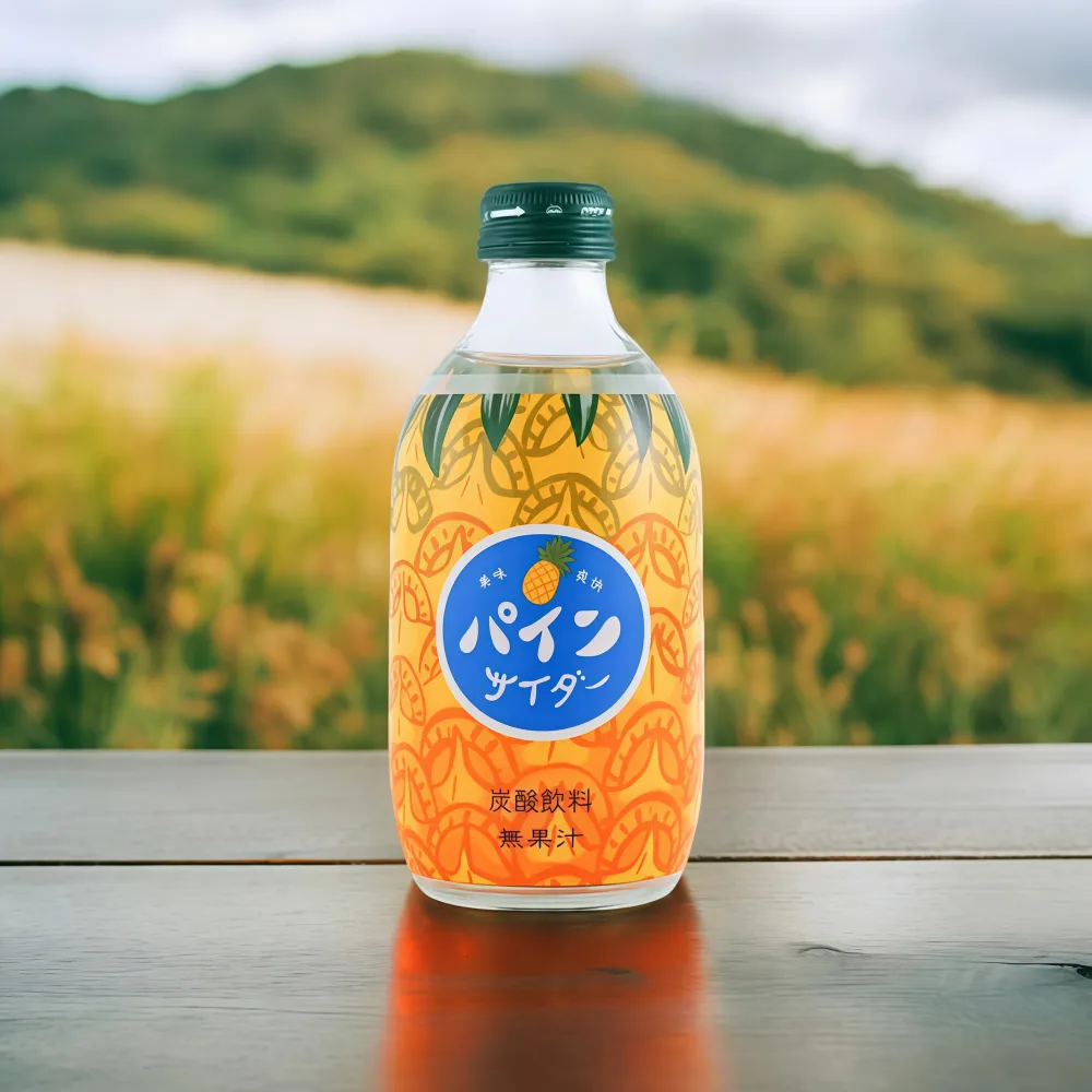 Beverage Tomomasu Carbonated Pineapple Juice 300ml