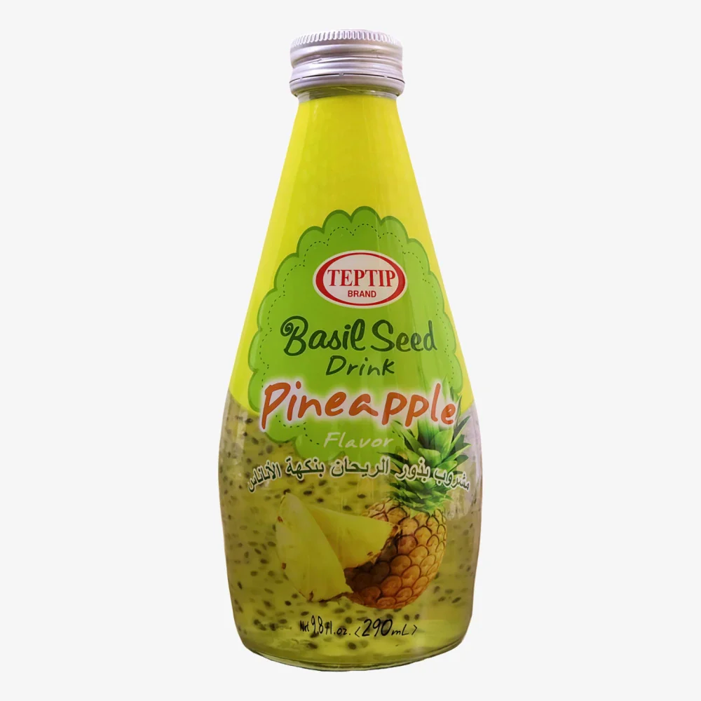 TEPTIP Basil Seed Drink Pineapple Flavor 290ml