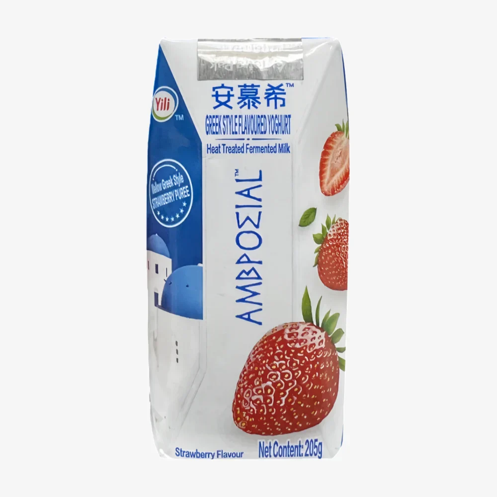 AMBPOEIAL Greek Yogurt (Strawberry Flavor )  205ml
