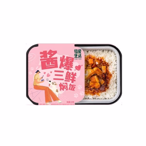 Zhiai Life Sauce Stir-Fried Three Fresh Braised Rice 222g